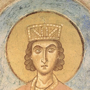 King Solomon, 12th century. Artist: Ancient Russian frescos