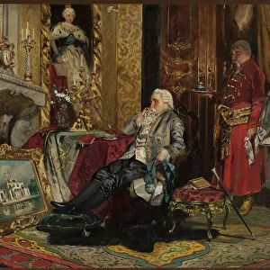 King Stanislaw II August Poniatowski in Saint Petersburg, 1880-1890