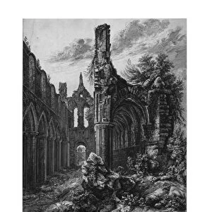Kirkstall Abbey, Yorkshire, 1823. Creator: Unknown