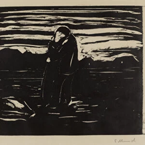 Kiss in the Field, 1905. Artist: Munch, Edvard (1863-1944)