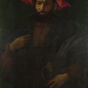 A Knight of Saint John, ca 1530. Artist: Caravaggio, Polidoro da (ca 1499-1543)