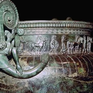 Detail of the Krater of Vix, 6th century BC