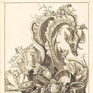 l Officieux Valet, 1736. Creator: Antoine Aveline