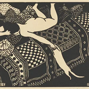 La paresse (Laziness), 1896. Creator: Felix Vallotton