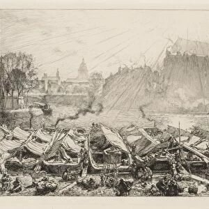 Le Grande Marche aux Pommes, 1917. Creator: Auguste Louis Lepere (French, 1849-1918)