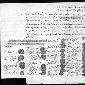 A letter relating to Charles Stuart, Bonnie Prince Charlie, 18th century