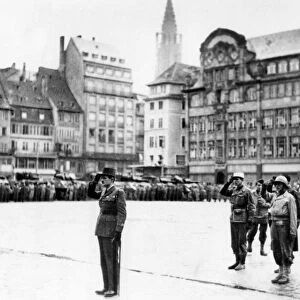 The liberation of Strasbourg, France, November 1944