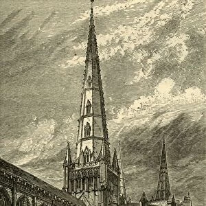 Lichfield Cathedral (Exterior), 1898. Creator: Unknown