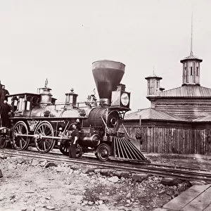 Locomotive #133, U. S. M. R. R. 1861-65. Creator: Andrew Joseph Russell