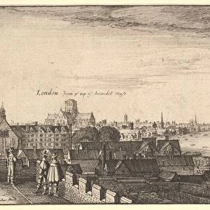 London from Arundel House, 1643. Creator: Wenceslaus Hollar