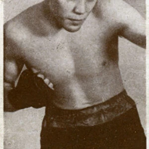 Lou Ambers, American boxer, 1938