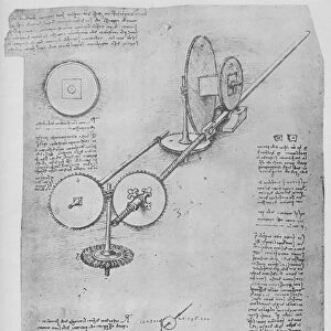 Machine for Shaping Iron Rods for Making Cannon, c1480 (1945). Artist: Leonardo da Vinci