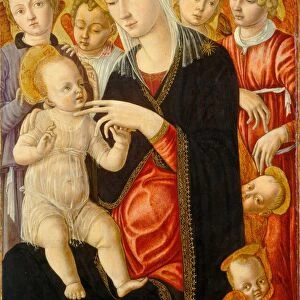 Madonna and Child with Angels and Cherubim, c. 1460 / 1465. Creator: Matteo di Giovanni