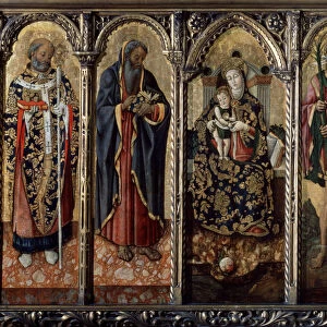 Madonna and Child with Saints (polyptych, five separate panels), c1480. Artist: Vittore Crivelli