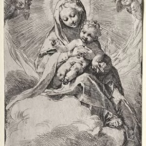 Madonna in the Clouds, c. 1581. Creator: Federico Barocci (Italian, 1528-1612)