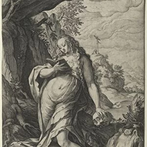 The Magdalen in Penance. Creator: Hendrick Goltzius (Dutch, 1558-1617)