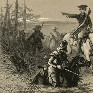 Major Washington on his Mission to the French Commander, (1877). Creator: Albert Bobbett