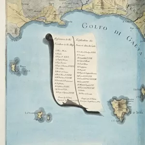 Map of Gulf of Gaeta, 1776