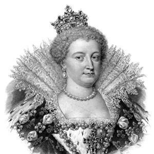 Marie de Medici, Queen Consort of Henry IV of France. Artist: Geoffroy