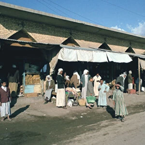 Market or souks, Samarra, Iraq, 1977