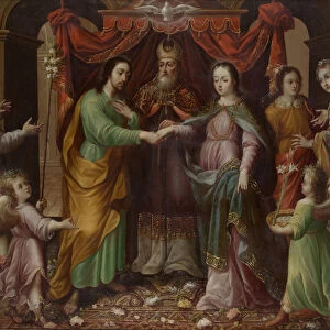 The Marriage of the Virgin, ca. 1690. Creator: Jose Sanchez