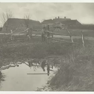 A Marsh Farm, 1886. Creator: Peter Henry Emerson