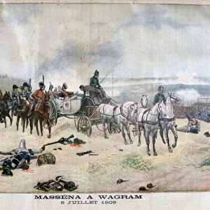 Marshal Massena at the Battle of Wagram, Austria, 5th-6th July 1809, (1904)