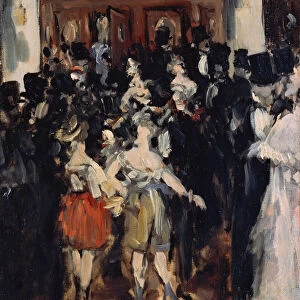 Masked Ball at the Opera, 1873. Artist: Manet, Edouard (1832-1883)