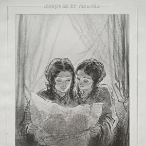 Masques et Visages. Creator: Paul Gavarni (French, 1804-1866)