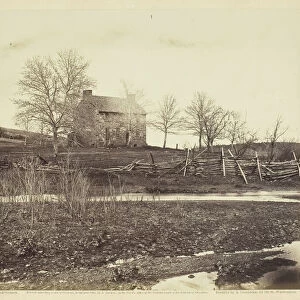 Mathews House, Battle-field of Bull Run, March 1862. Creators: Barnard & Gibson