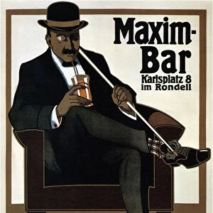 Maxim Bar, 1907. Artist: Erdt, Hans Rudi (1883-1925)