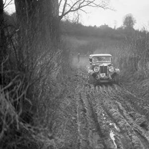 MG 18 / 80 of N Chichester-Smith competing in the MG Car Club Trial, Kimble Lane, Chilterns, 1931