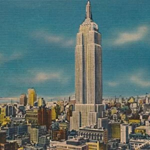 Midtown Skyline Showing Empire State Building, New York City, c1940s