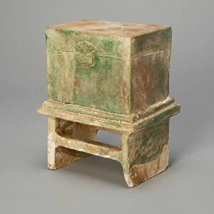 Miniature Box on a Stand (Mingqi), Ming dynasty (1368-1644). Creator: Unknown