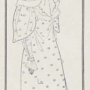 Miss Winifred Emery, 1894. Creator: Aubrey Beardsley