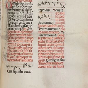 Missale: Fol. 148: Music for Ecce lignum cruces