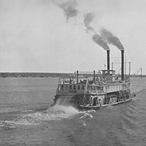 Mississippi River Steamer, c1897. Creator: Unknown