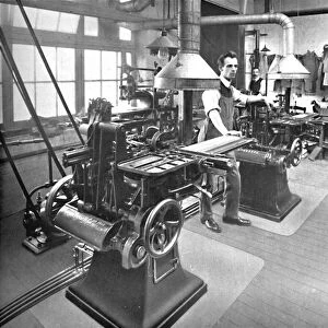 Monotype Casters and Stereotype Department, 1919