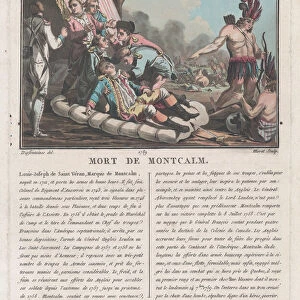 Mort de Montcalm [The Death of Montcalm at Quebec... late 18th-early 19th century