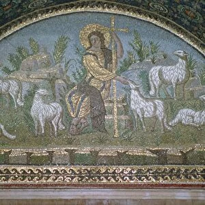 Mosaic of Christ the Good Shepherd, 5th century BC