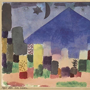 The Mountain Niesen. Egyptian Night. Artist: Klee, Paul (1879-1940)