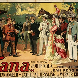 Movie poster Nana by Jean Renoir, 1926. Creator: Florit, Francois (active 1920s-1930s)