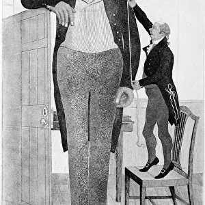 Mr O Brien, the Irish Giant, the Tallest Man in the Known World, 1803. Artist: John Kay