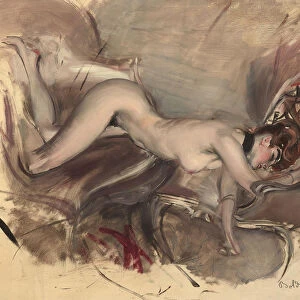 Naked woman, c. 1890