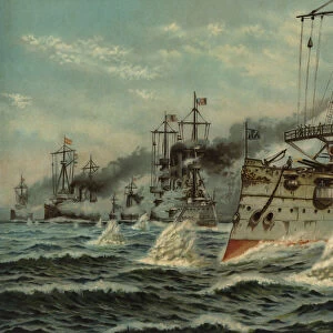 Naval Battle of Santiago de Cuba, 1898, navy from Spain and from the United States of America