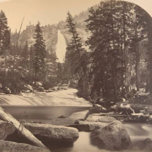 Nevada Fall, 700 Feet, 1861. Creator: Carleton Emmons Watkins