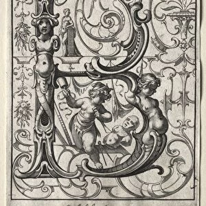 New ABC Booklet: B, 1627. Creator: Lucas Kilian (German, 1579-1637)