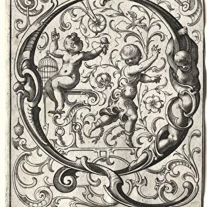 New ABC Booklet: Q, 1627. Creator: Lucas Kilian (German, 1579-1637)