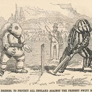 New Cricketing Dresses, To Protect All England Against The Present Swift Bowling, 1854