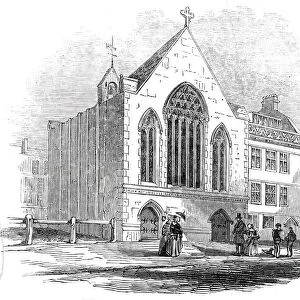 New French Protestant Episcopal Church, Bloomsbury, 1845. Creator: Unknown